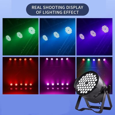 Διαφωτισμός γάμου ντίσκο DMX Par Light με τηλεχειριστήριο LED 54 * 3W Φως σκηνής