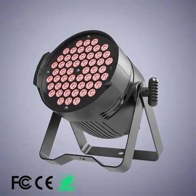 Διαφωτισμός γάμου ντίσκο DMX Par Light με τηλεχειριστήριο LED 54 * 3W Φως σκηνής