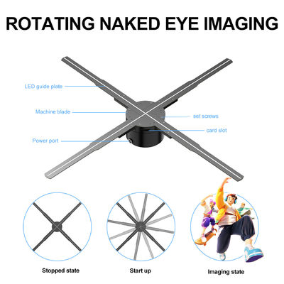 3D προβολέας ολόγραμμα 62cm ολόγραμμα προβολέας για την προβολή ολόγραμμα LED οθόνης