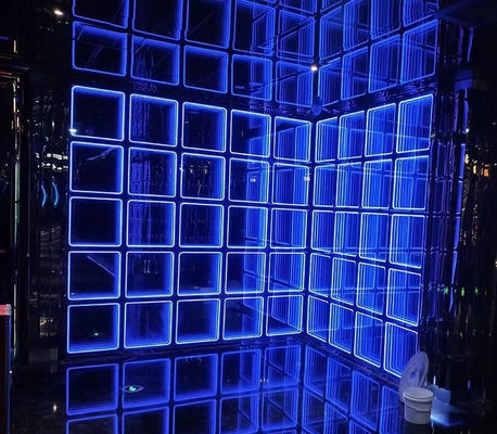 50C Wifi Infinity LED Mirror Infinite Mirror Neon για δυναμική σημαία και γραφική αναπαραγωγή