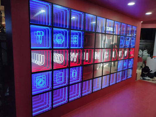 50 C Διάρκεια ζωής 300000 ώρες Ολόγραμμα 3D LED χορευτικό πάτωμα για μπαρ νυχτερινών κέντρων