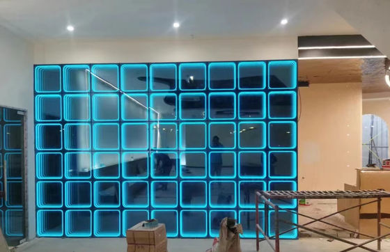 50 C Διάρκεια ζωής 300000 ώρες Ολόγραμμα 3D LED χορευτικό πάτωμα για μπαρ νυχτερινών κέντρων