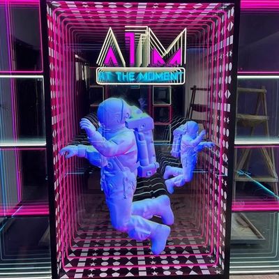DC 12V κατανάλωση ρεύματος Custom Design Infinity Effect Neon Sign για τοίχο διακόσμηση