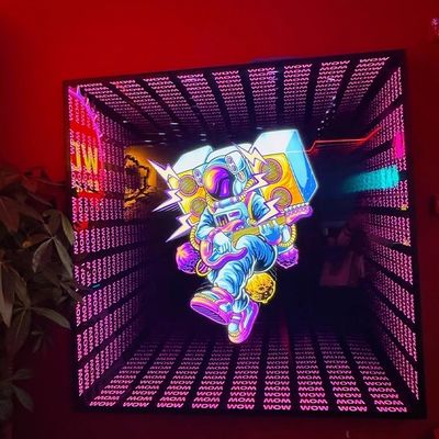 LED Word Infinity Mirror Letter Sign για διακόσμηση καταστημάτων και ξενοδοχείων Προσαρμοσμένο προϊόν