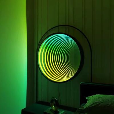 LED Word Infinity Mirror Letter Sign για διακόσμηση καταστημάτων και ξενοδοχείων Προσαρμοσμένο προϊόν
