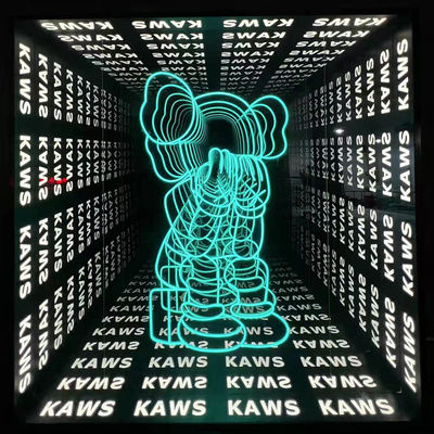 LED Word Infinity Mirror Letter Sign για διακόσμηση καταστημάτων και ξενοδοχείων Προσαρμοσμένο προϊόν