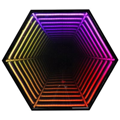 Πολυχρωματικό προσαρμοσμένο 3D Magic Infinity Mirror Πολυστρώμα σημάδι νεονίου