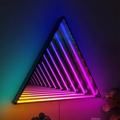 Πολυχρωματικό προσαρμοσμένο 3D Magic Infinity Mirror Πολυστρώμα σημάδι νεονίου