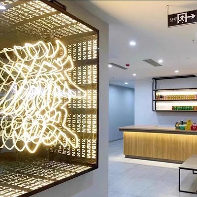 3D Abyss Mirror Neon Ακρυλικό Φωτεινά γράμματα με φωτισμό Neno Νεαρό Custom Size Σχήμα