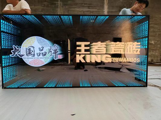 Εσωτερική διακόσμηση LED καθρέφτης Προσαρμοσμένο φωτισμό λάμψης για προσαρμοσμένα σχέδια απεριόριστο καθρέφτη